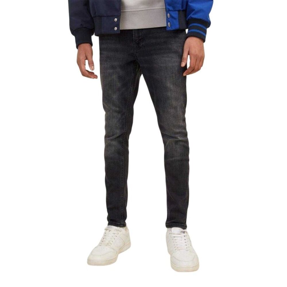Jack And Jones Boys Denim Skinny Jeans / Black Denim